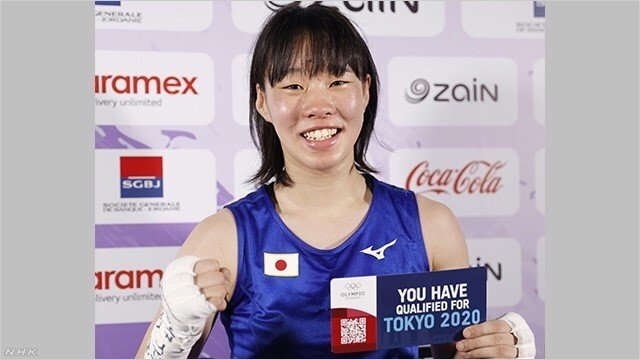 일본 최초 여자 복싱 금메달딴 이리에 세나, 금메달 따자마자 올림픽 은퇴 선언.jpg