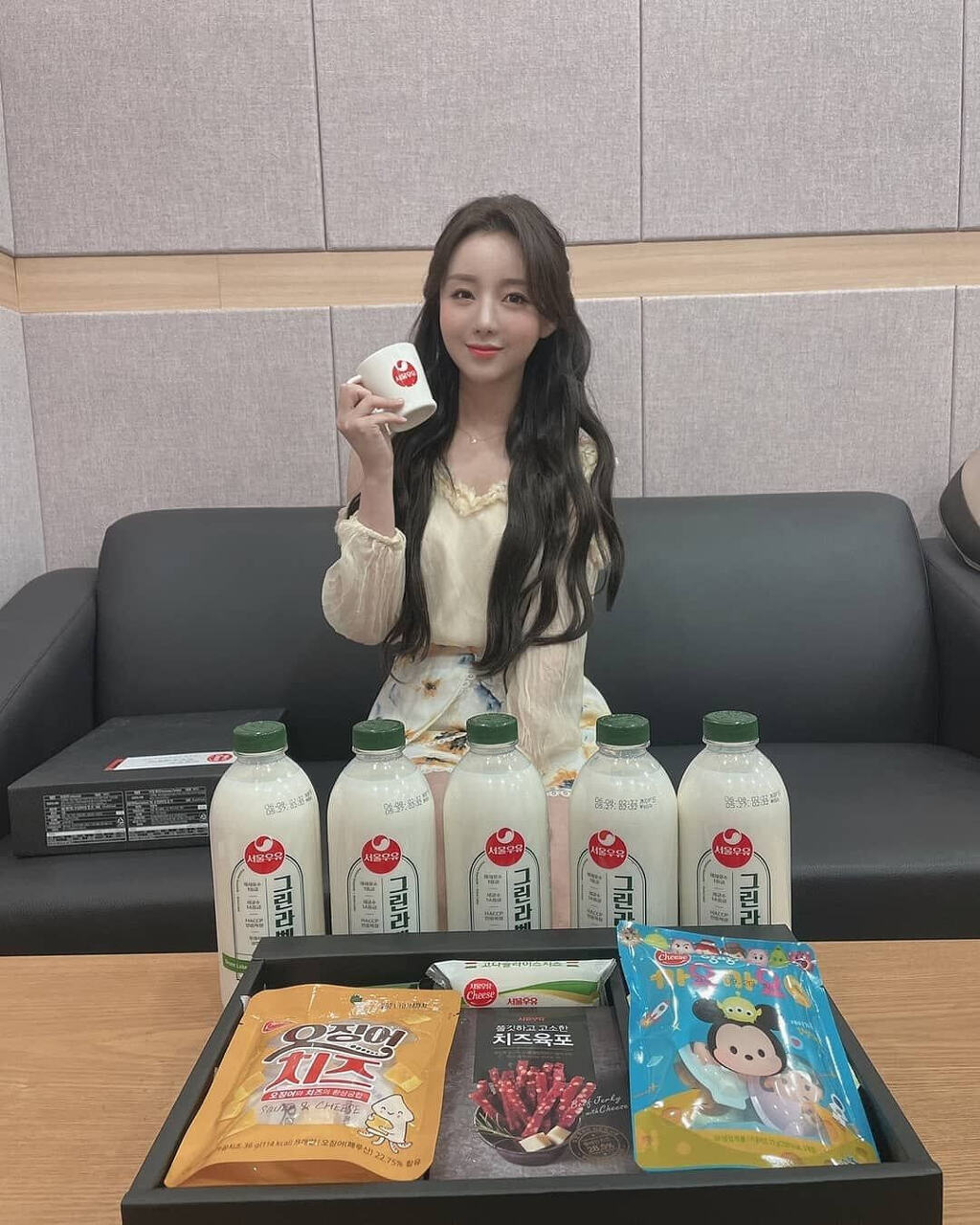 러블리즈 케이에게 평생 우유 공짜 선언한 서울우유