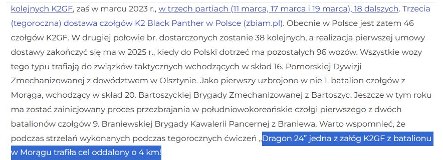 image.png 4km 표적 명중에 성공한 폴란드군의 K-2 전차